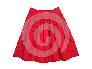 Red women skirt photo