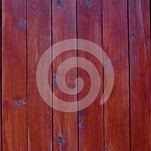 Red wood board background or texture
