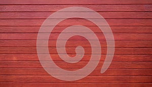 Red wood texture, wall background surface with a horizontal pattern