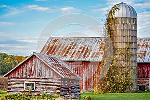 Red Wooden Barn, Southern Door County