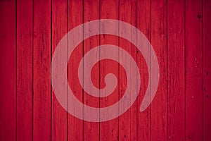 Red wooden boards background