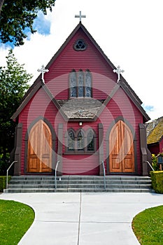 Red Wooden Cathedral