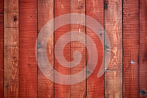 Red wooden planks background. red wood backdrop