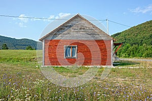 Wooden Prefabricated Building In Montenegro photo