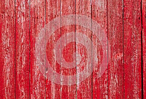 Red Wooden Vintage Style Texture.