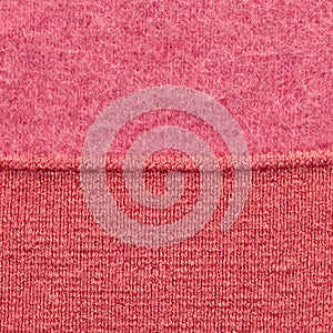 Red wool background