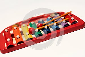 Red xylophone photo