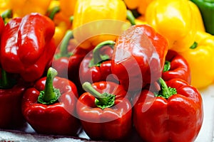 Red and Yellow Bell pepper