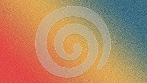 Red, Yellow, and Blue Gradient Background with Noise Effect â Perfect for Vibrant Design Projects photo
