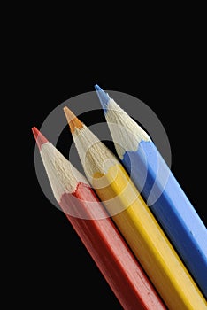 Red, Yellow and Blue Pencils