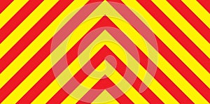 Red And Yellow Chevron Background photo