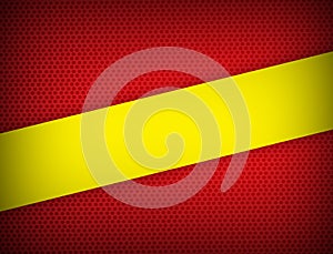 Red and yellow color geometric abstract background modern design with copy space Vector illustration.