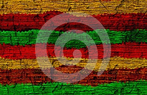 Red ,yellow  and green  ,abstract reggae  background