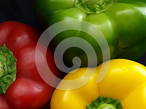 Red Yellow Green Peppers tops