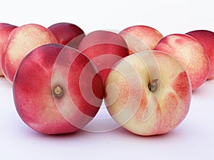 Red and yellow peach