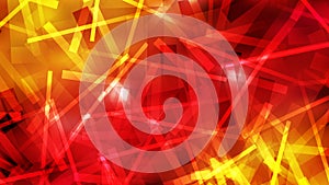 Red and Yellow Random Abstract Overlapping Lines Background Vector