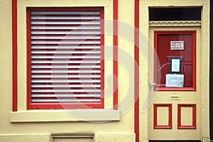 Red and Yellow Shop Front