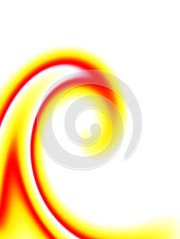 Red yellow swirl