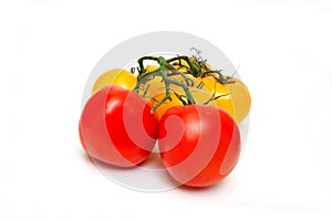 Red And Yellow Tomatoes