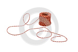 Red and yellow twine. cute and classic twine features a colors of red and yellow twisted together