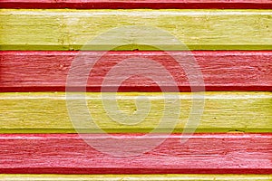 Red and yellow wooden texture