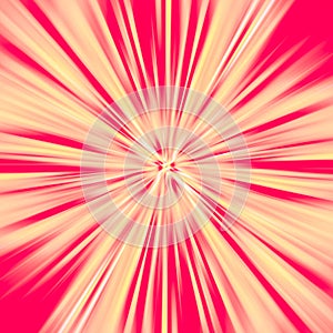 Red and yelow sunburst abstract background