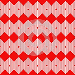 Red Zigzag Striped Pattern photo