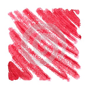 Red zigzag strokes