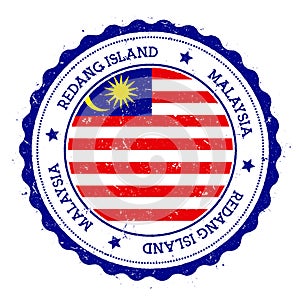 Redang Island flag badge.