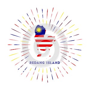 Redang Island sunburst badge.