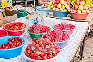 Redberries on the market