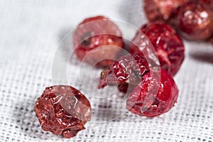 Redcurrants dehydrated