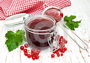 Redcurrants jam