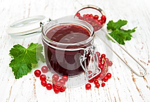 Redcurrants jam
