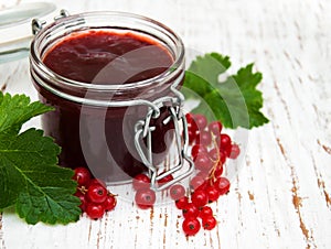 Redcurrants jam