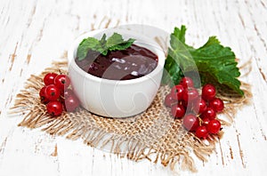 Redcurrants jam