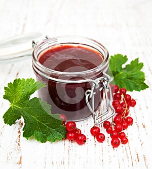 Redcurrants jam