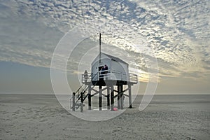 `Reddingshuisje` safe house Vlieland, the Netherlands photo