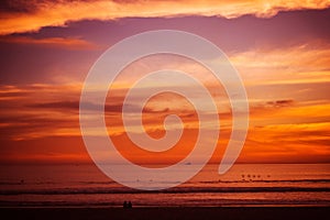 Reddish Beach Sunset photo