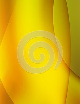 Reddish yellow background. Pattern with translucent shapes