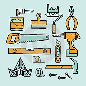 Redecoration tools icons