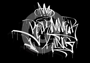 REDEMMER KING graffiti tag style design photo