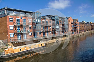 Redevelopment Alongside the Rive Aire, Leeds Yorkshire