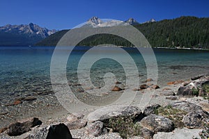 Redfish Lake with Mount Heyburn and the Grand Mogul photo