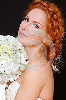 Redhead bride