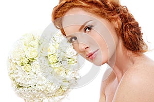 Redhead bride