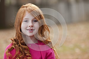 Redhead child female