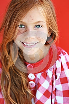 Redheaded child