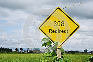 308 Redirect HTTP status code concept
