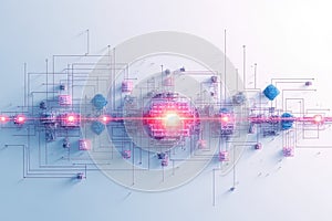 Redis Hosting Visualization - Abstract Tech Concepts